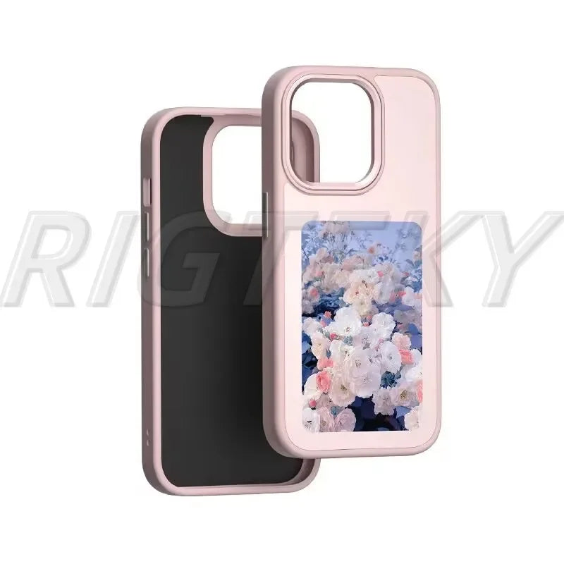 Funda Inteligente NFC para iPhone 16 Pro Max, 15 Pro, 14 y 13 – Impresión HD a Cuatro Colores, Diseño Personalizado DIY, Sin Batería