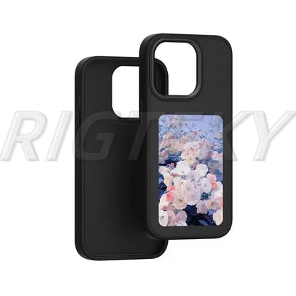 Funda Inteligente NFC para iPhone 16 Pro Max, 15 Pro, 14 y 13 – Impresión HD a Cuatro Colores, Diseño Personalizado DIY, Sin Batería