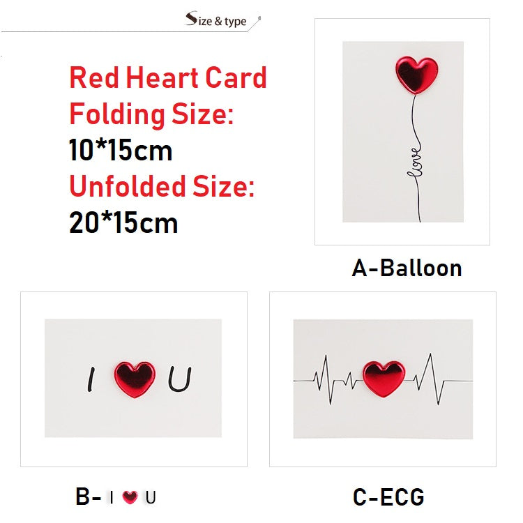 Tarjeta de San Valentín – Tarjeta de Amor, Aniversario o Boda