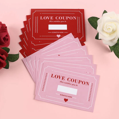 Cupones de Amor para Rascar – Tarjetas Sorpresa