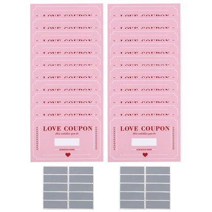 Cupones de Amor para Rascar – Tarjetas Sorpresa