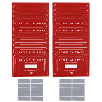 Cupones de Amor para Rascar – Tarjetas Sorpresa